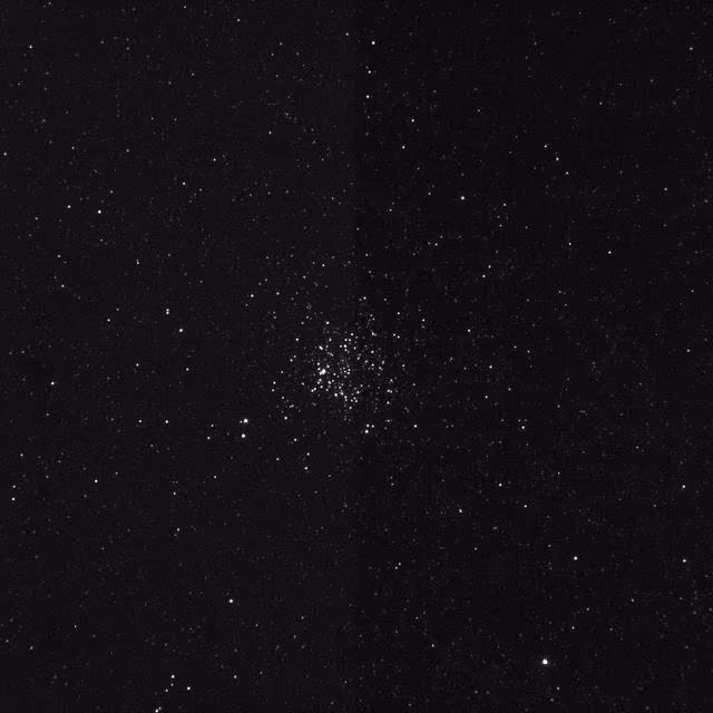 The Wild Duck Cluster M11, a rich open cluster of several hundred stars in Scutum.