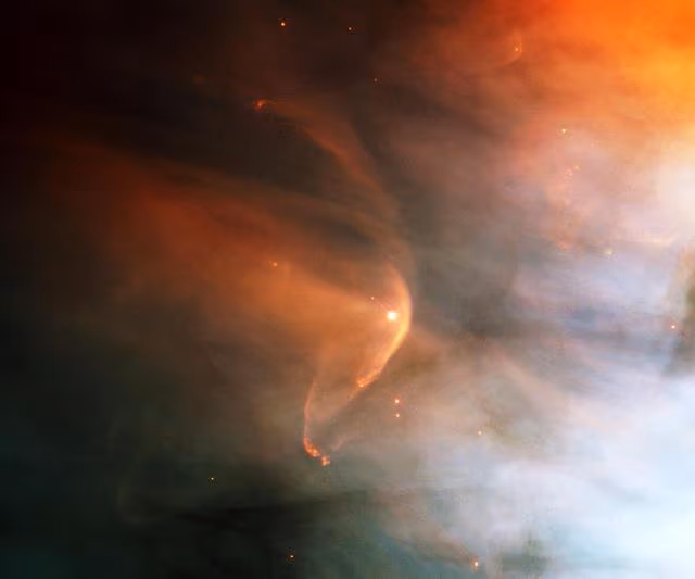 Orion Nebula M42 with the bright Trapezium core and surrounding pillars of glowing hydrogen and dust.