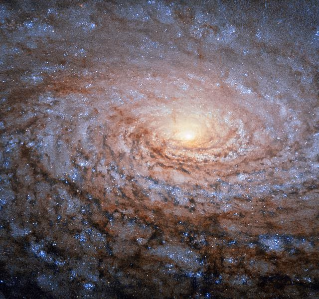 Spiral galaxy M51 (Whirlpool) interacting with its smaller companion NGC 5195.